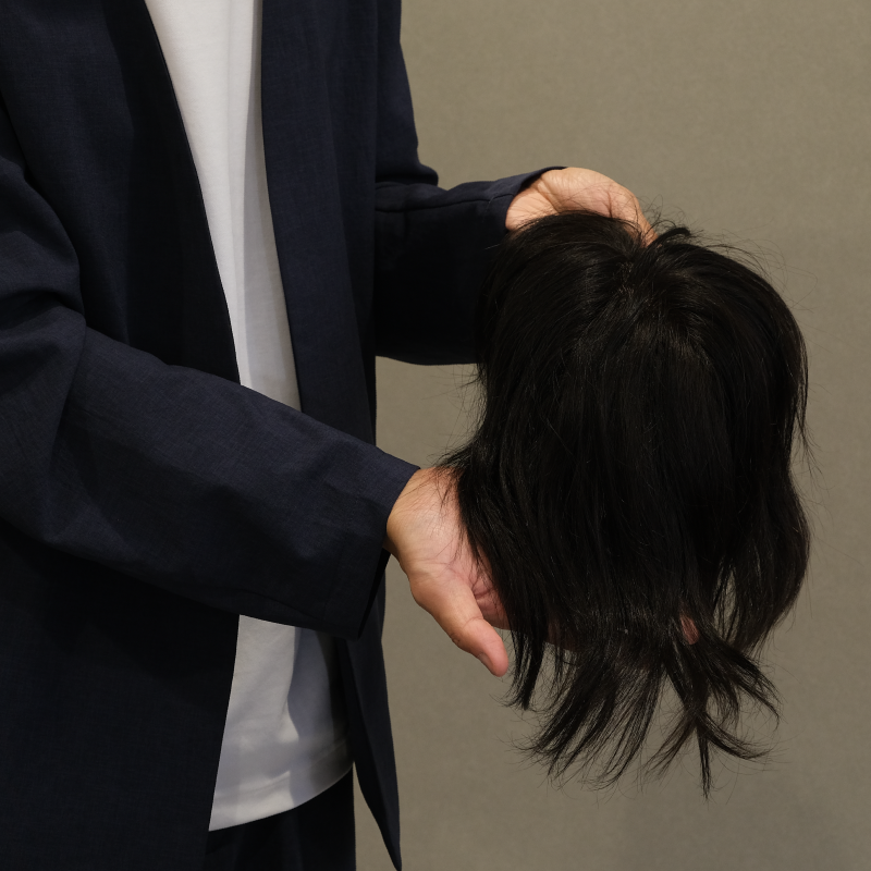 AD HOMMEウィッグケア写真