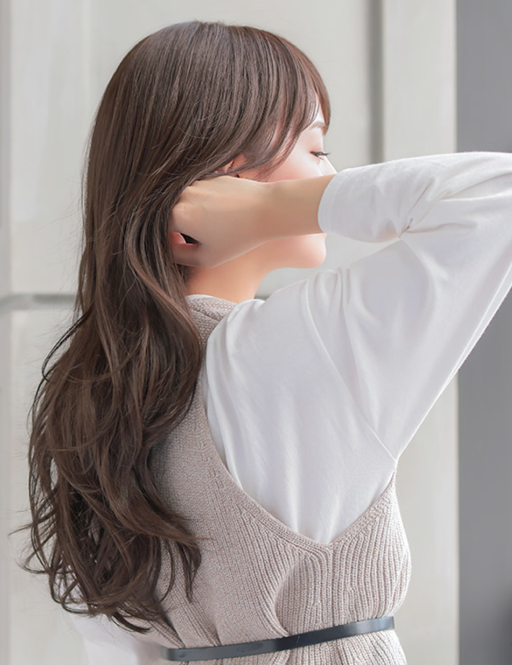 AQUADOLLのウィッグ着用イメージ