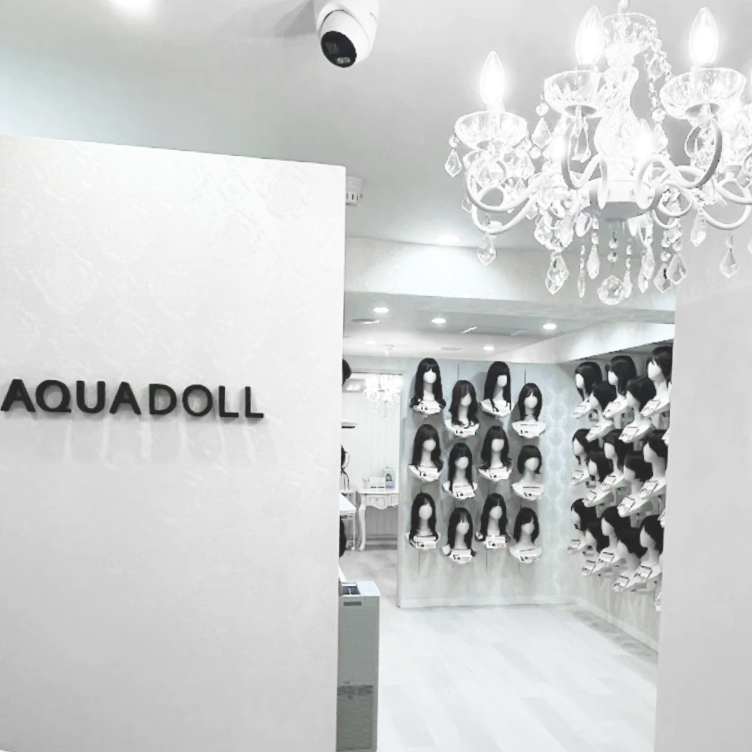 ウィッグ専門店アクアドール京都サロン店内写真