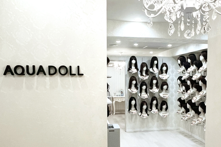 ウィッグの品質・デザイン・ヘアカラー施術写真