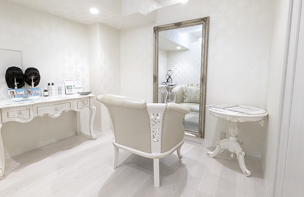 ウィッグ専門店アクアドールの個室写真