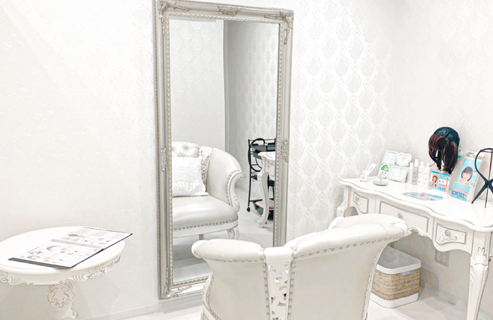 ウィッグ専門店アクアドールの個室写真