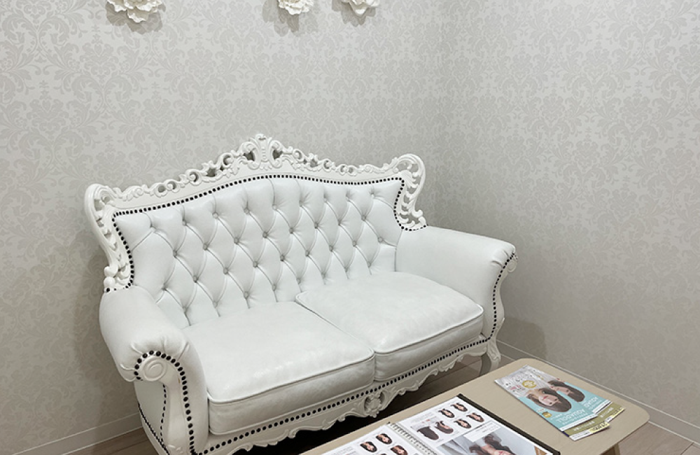 ウィッグ専門店アクアドールのプライバシー配慮設計写真