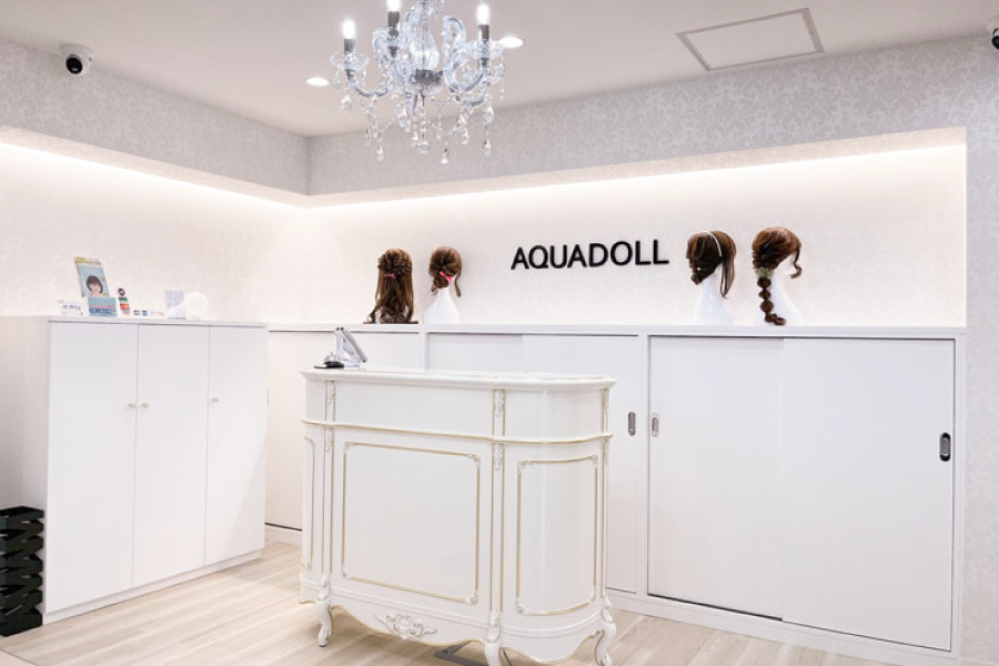 ウィッグ専門店AQUADOLL上野サロン店内写真