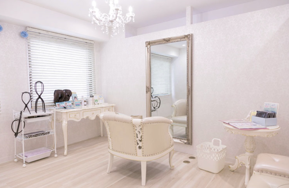 ウィッグ専門店アクアドールの個室写真